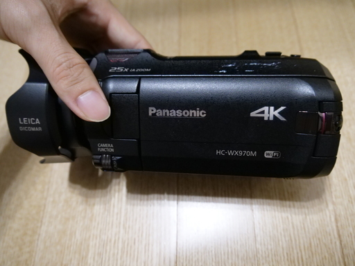 パナソニック製 4Kビデオカメラ HC-WX970M-K