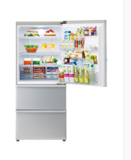 新品未使用 2019年製 冷蔵庫 AQUA アクア AQR-27H 272L 右開き カラー冷蔵庫