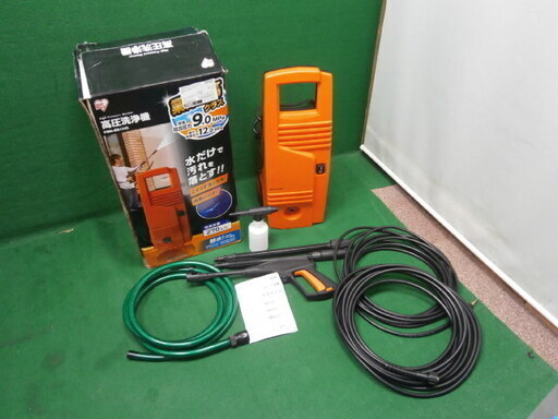 ☆中古品 美品 数回使用のみ！！アイリスオーヤマ 高圧洗浄機 FBN-HG-D 延長コード10ｍ付き☆
