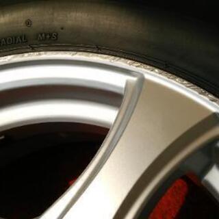 (値下げ)タイヤ＆アルミ4本セット） 15×5.5J +42 PCD100 4穴 ICEPARTNER 185/65R15【引き取り限定】
