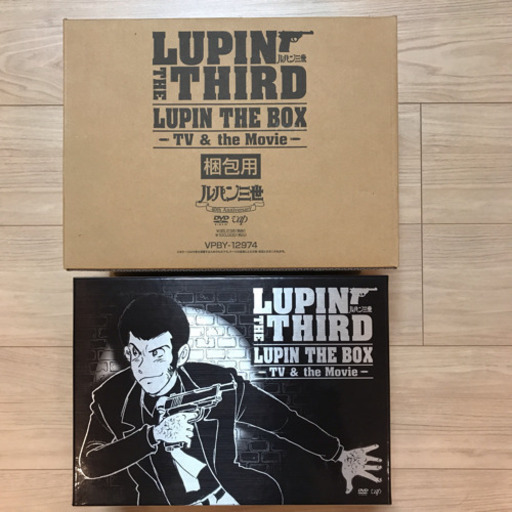 値下げ40000→33000 希少 ルパン三世 LUPIN THE BOX -TV \u0026 the Movie- 42枚組 輸送箱付き LUPIN THE THIRD DVD-BOX