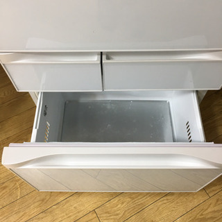 2013年製 TOSHIBA 東芝 VEGETA 556Lフレンチドア冷蔵庫 ガラス扉 GR-56FXV