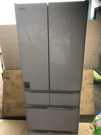 日立ノンフロン冷凍冷蔵庫 R-HW52J(XW)型 520L 2018年製造 美品