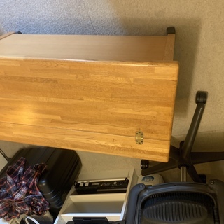 木製　収納付きベンチ　２個セット