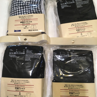 無印オーガニックコットンtシャツ3枚とトランクス