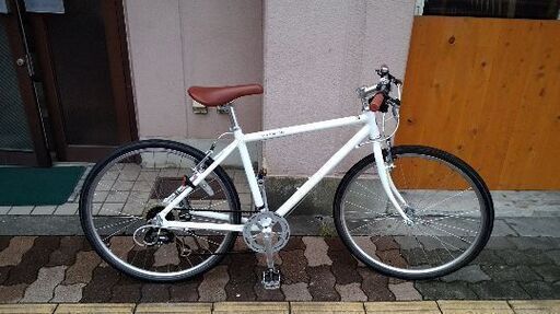 WEEKEND BIKES 26吋クロスバイク アルミ/7speed/パールホワイト