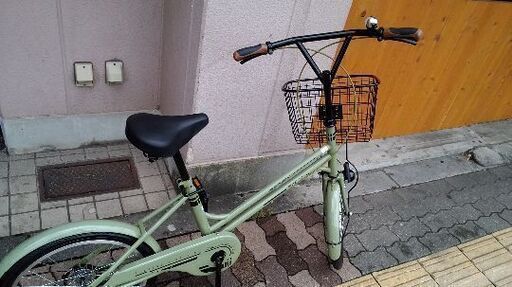 SAKAMOTO]PAOLA 20吋ミニベロ シングル/リーフグリーン (自転車工房 