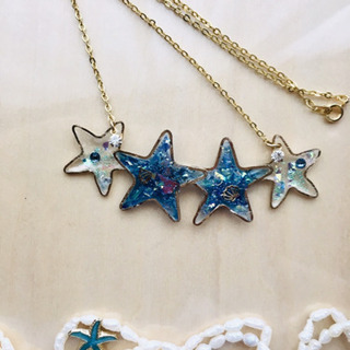 レジン☆星/ネックレス 