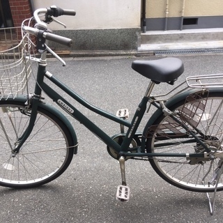 無料配達地域あり、税込8,900円、27インチ、外装6段変速の中古自転車、自転車出張修理店グッドサイクルが出品 無料配達地域あり、税込8,900円、27インチ、ブラック、外装6段変速の