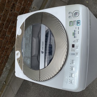 SHARPシャープ 全自動洗濯機 ES-GV90M AG+ 2013年製 9.0Kg