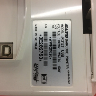 FI212Tラベルプリンタ  SATO 中古