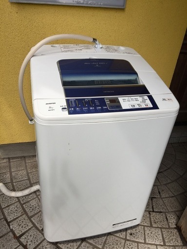 日立 洗濯機 BW-8PV 2013年製 8.0kg ビートウォッシュ エアジェット乾燥