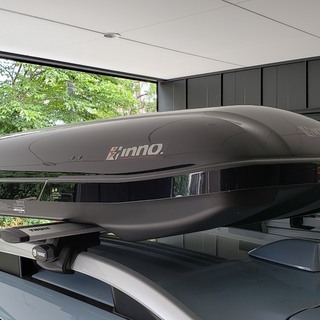 INNO イノー・ルーフボックス55 BRQ55BK スバルXVで使用(手渡しのみ