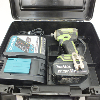 手稲リサイクル　マキタ(makita) 「充電式インパクトドライバー（TD170D）」 本体+バッテリー1個+充電器+純正ケース 　　　　　　　　　　　　　　　　　　　　　　　　￥21,800-