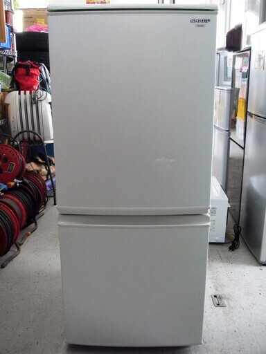 【恵庭発】SHARP シャープ 冷凍冷蔵庫 SJ-14S-W 2010年製