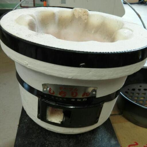 キンカ(ＫＩＮＫＡ) 卓上しちりん　　一部欠け有りますが、使用には問題ありません。さんまでも焼きますか？