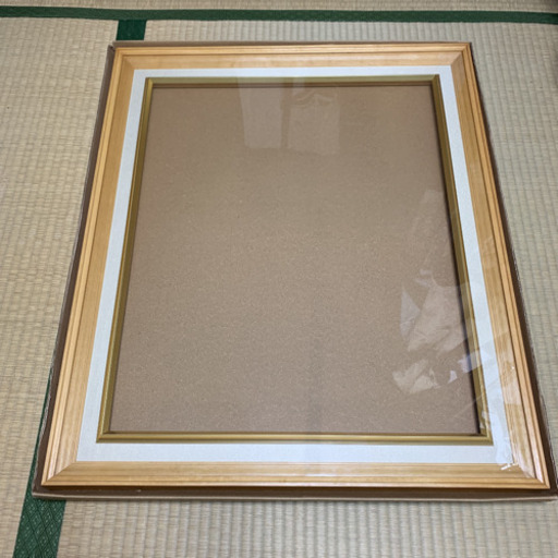 新品 未使用 F15号 高級額縁 ベージュ