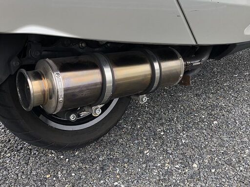 自賠責 R3/7/16迄!! ヤマハ 後期モデル マグザム 白 社外マフラー