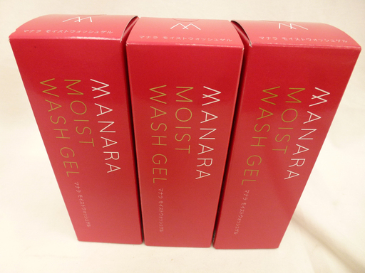 手稲リサイクル 新品 マナラ モイストウォッシュゲル 120ml×3本 美容液洗顔料  ￥7,800-