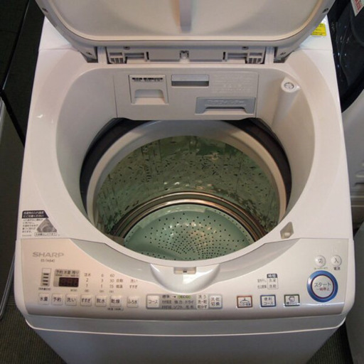 洗濯乾燥機［美品］先着順 SHARP ES-TA840-Aブルー系 洗濯8ｋ/乾燥4.5k 