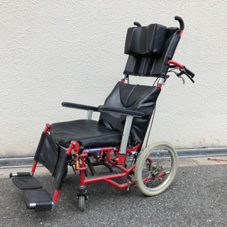 介護タクシー用、車載フルリクライニング車椅子 - 大阪市
