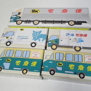 未使用 ヤマト運輸 オリジナル ミニカー5台セット ディスプレイケース
