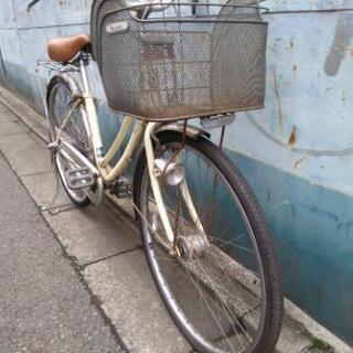 26インチ　ママチャリ　中古自転車　内装3段変速　オートライト　直接引き取り