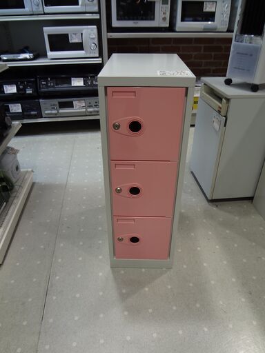 【モノ市場 東海店】3人用ミニロッカー　ロッカー　鍵付き