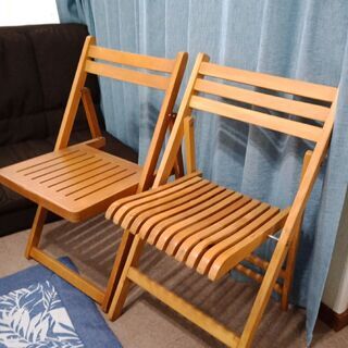 木製折り畳み椅子さしあげます
