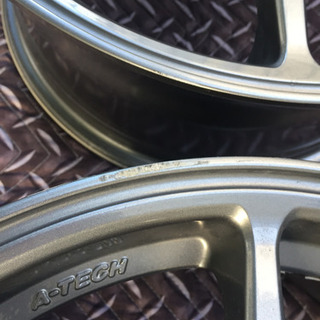 16×7j+38 4穴マルチ シュナイダー A-TECH ガンメタ 【公式通販】
