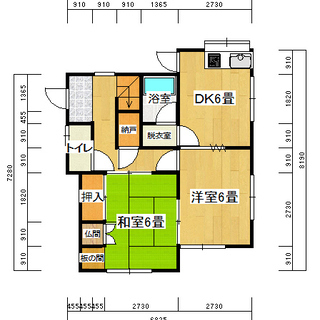 〔契約になりました〕亀山８丁目下のほうです。貸していたのが戻ってきました。４ＤＫ戸建て。ちょっと手直しします。の画像