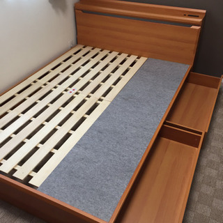 ☆お取引中☆《美品》ニトリ ダブルベッド マットレスセット