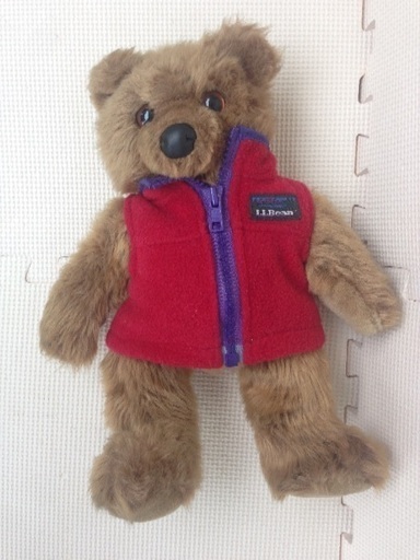 【美品 レア】L.L.Bean　エルエルビーン　ビーンベア　熊　ぬいぐるみ　フリースウエア　テディベア