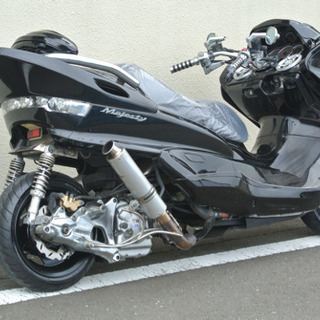 YAMAHA マジェスティ】エナメルシート新品！！現車確認大歓迎です