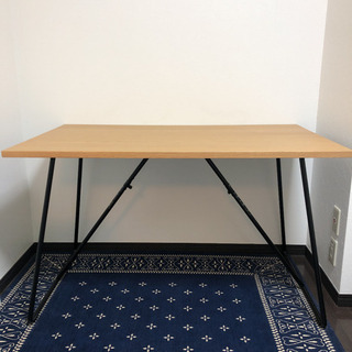 【無印良品】折りたたみテーブル オーク材 120cm