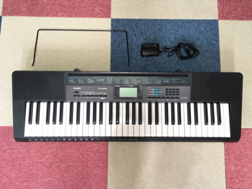 中古美品 CASIO カシオ 電子キーボード 61鍵盤 CTK-2500 電子ピアノ