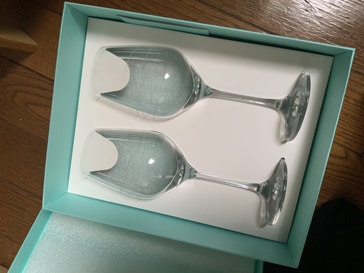 【美品】【Tiffany \u0026 Co 】ワイングラス売ります！