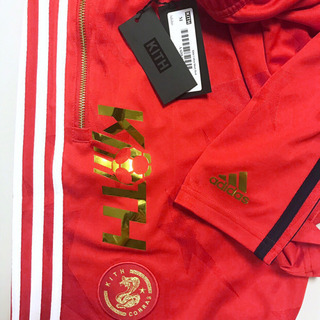 正規品 KITH × adidas サッカー コブラス パンツ レッド