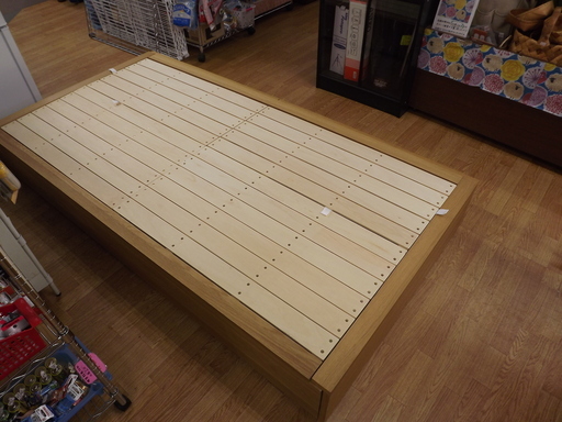 無印良品 ＭＵＪＩ 良品計画 収納ベッド シングル オーク材 幅：105ｃｍ 札幌 西岡店