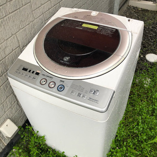 【購入者決定】シャープ穴ナシ槽8kg全自動洗濯機