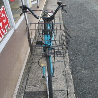 【エコプラス小倉南店】pour-toujours 自転車 26インチ 6段変速 青 中古車☆スタッフ永島おすすめ SQ6H1 エコプラス小倉南店】pour-toujours 自転車 26インチ 6段変速 青 中古車