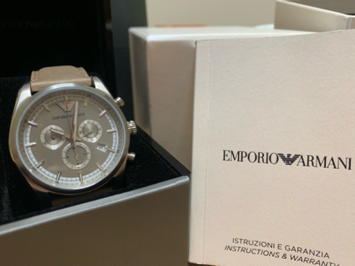 エンポリオアルマーニ自動巻腕時計 Emporio Armani メンズ ブラウン AR6040