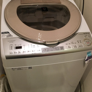 美品　SHARP/シャープ　全自動洗濯機　乾燥機能付き　ES-TX8B 美品 美品 SHARP/シャープ 全自動洗濯機 乾燥機能付き ES-TX8B 美品