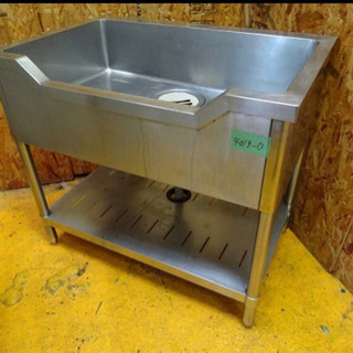 (4019-0) 厨房機器 舟形シンク 一槽シンク W900×6...