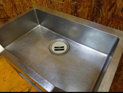 4019-0) 厨房機器 舟形シンク 一槽シンク W900×600×780mm