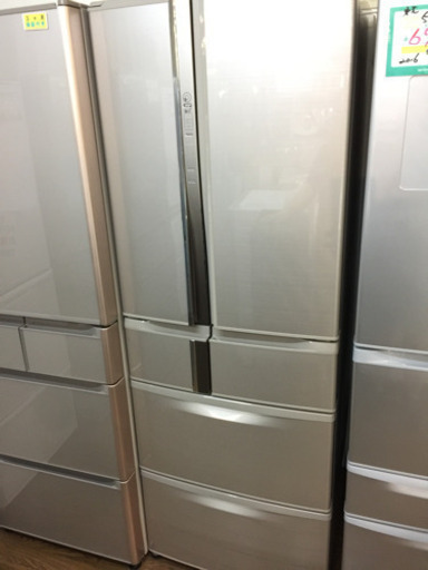 充実の品 MR-R47Y-F 6ドア冷蔵庫 三菱 2014年式 自動製氷機能付き 465L 冷蔵庫
