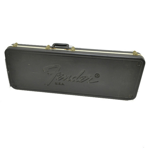 fender USA エレキギター用ハードケース ブラック ストラト 樹脂 アメスタ テレキャス (0220304518-T)