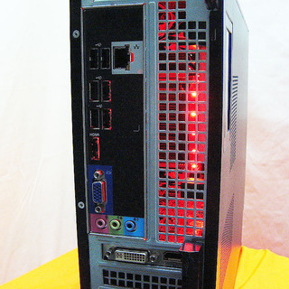 デスクトップパソコン 【RedLEDスリムPC】☆グラボ付♪Optiplex3010