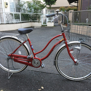 【商談中】24インチ自転車、半年間使用の美品