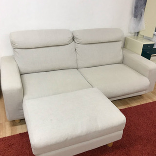 無印良品ソファー2.5シーター(ヘッドレスト、オットマン付き) 無印良品ソファー2.5シーター(ヘッドレスト、オットマン付き)